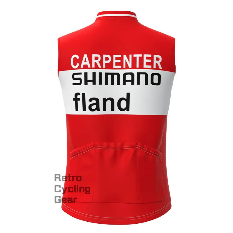 1972 SHIMANO Fleece Retro Cycling Vest