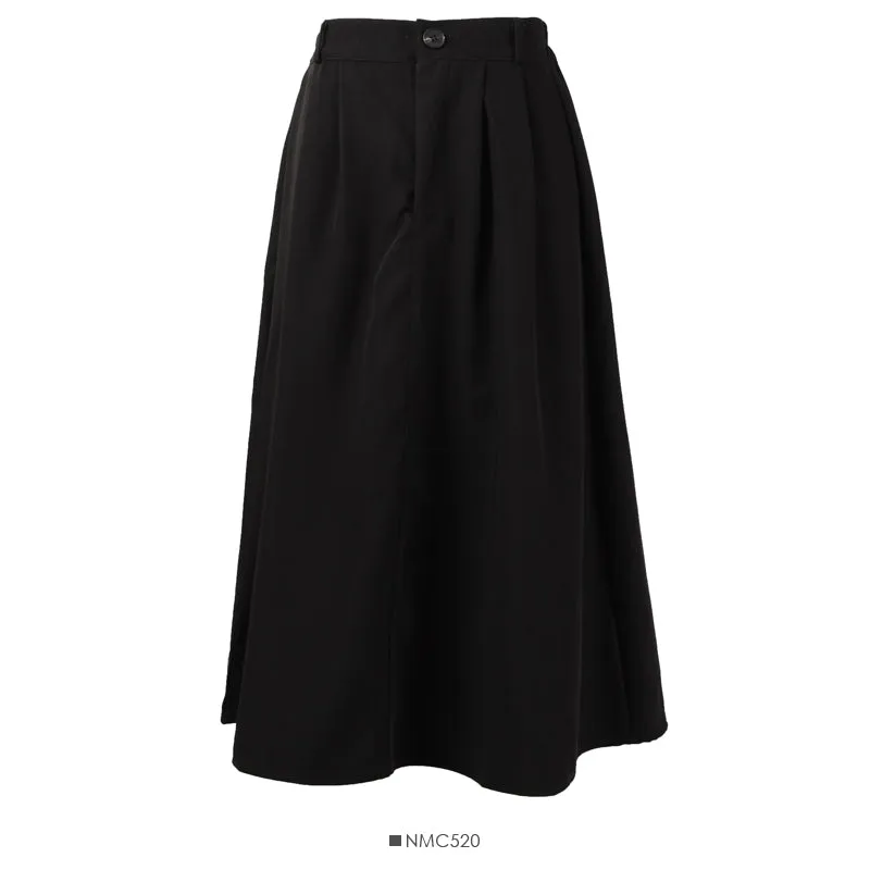 A-line skirt with high waist and thin drape  2500