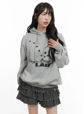 Acubi Oversized Graphic Hoodie CG421