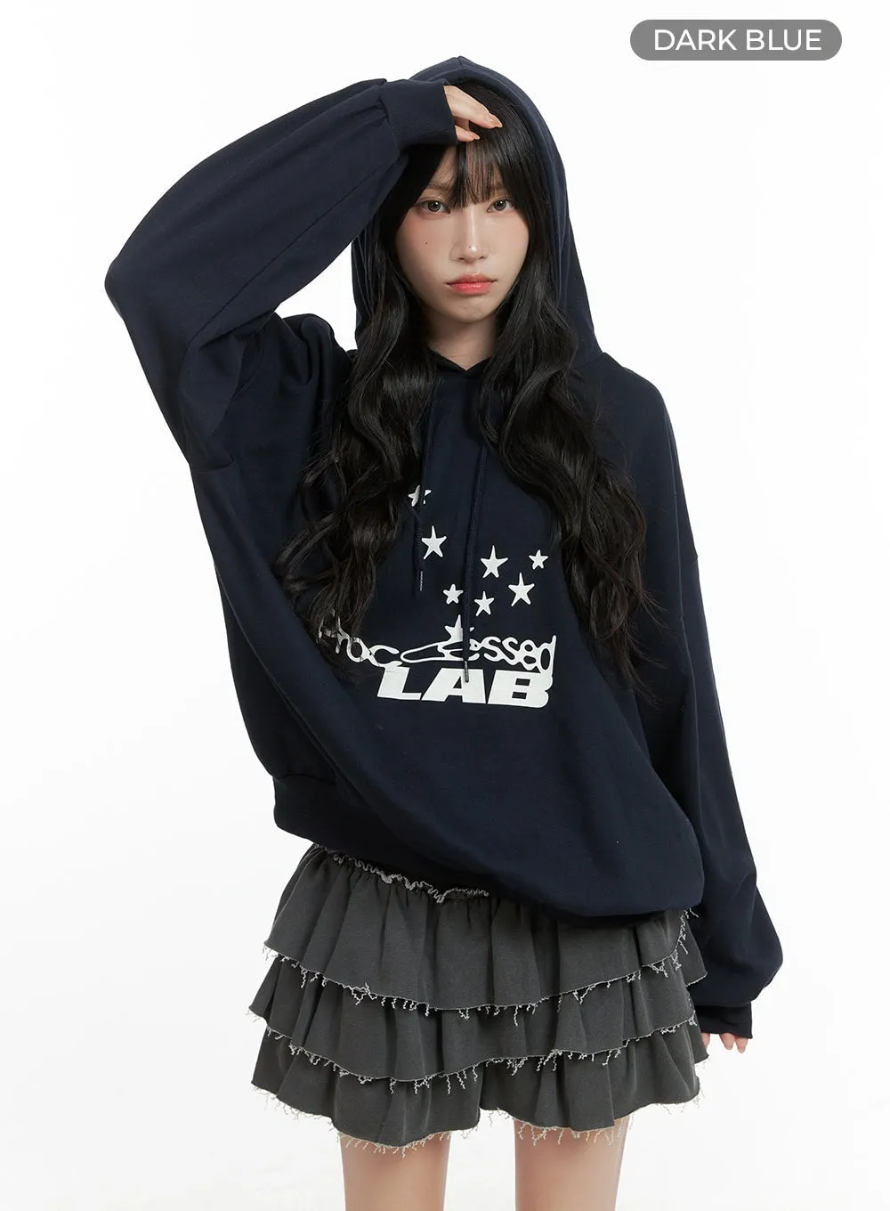 Acubi Oversized Graphic Hoodie CG421