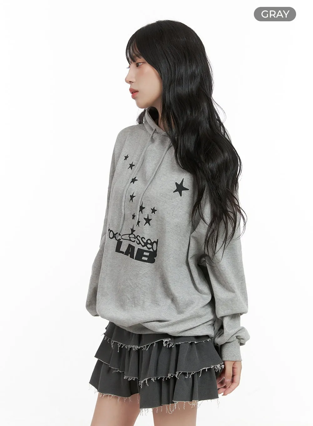 Acubi Oversized Graphic Hoodie CG421