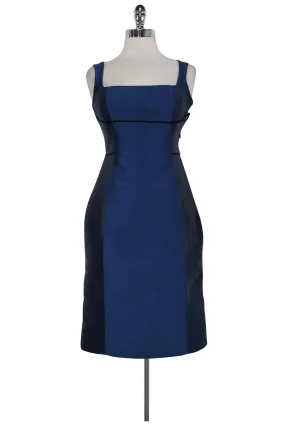 Adolfo Dominguez - Blue Fitted Dress Sz 4