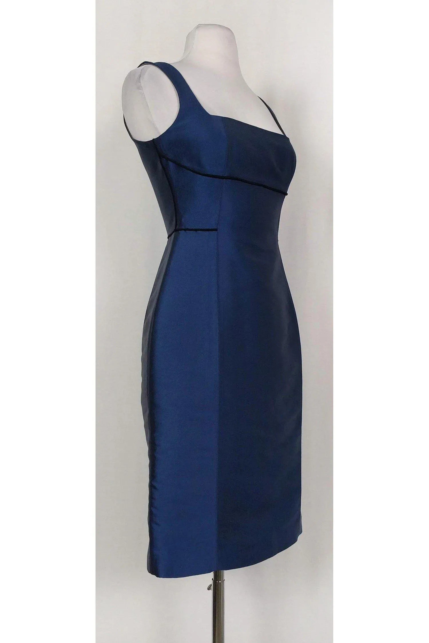 Adolfo Dominguez - Blue Fitted Dress Sz 4