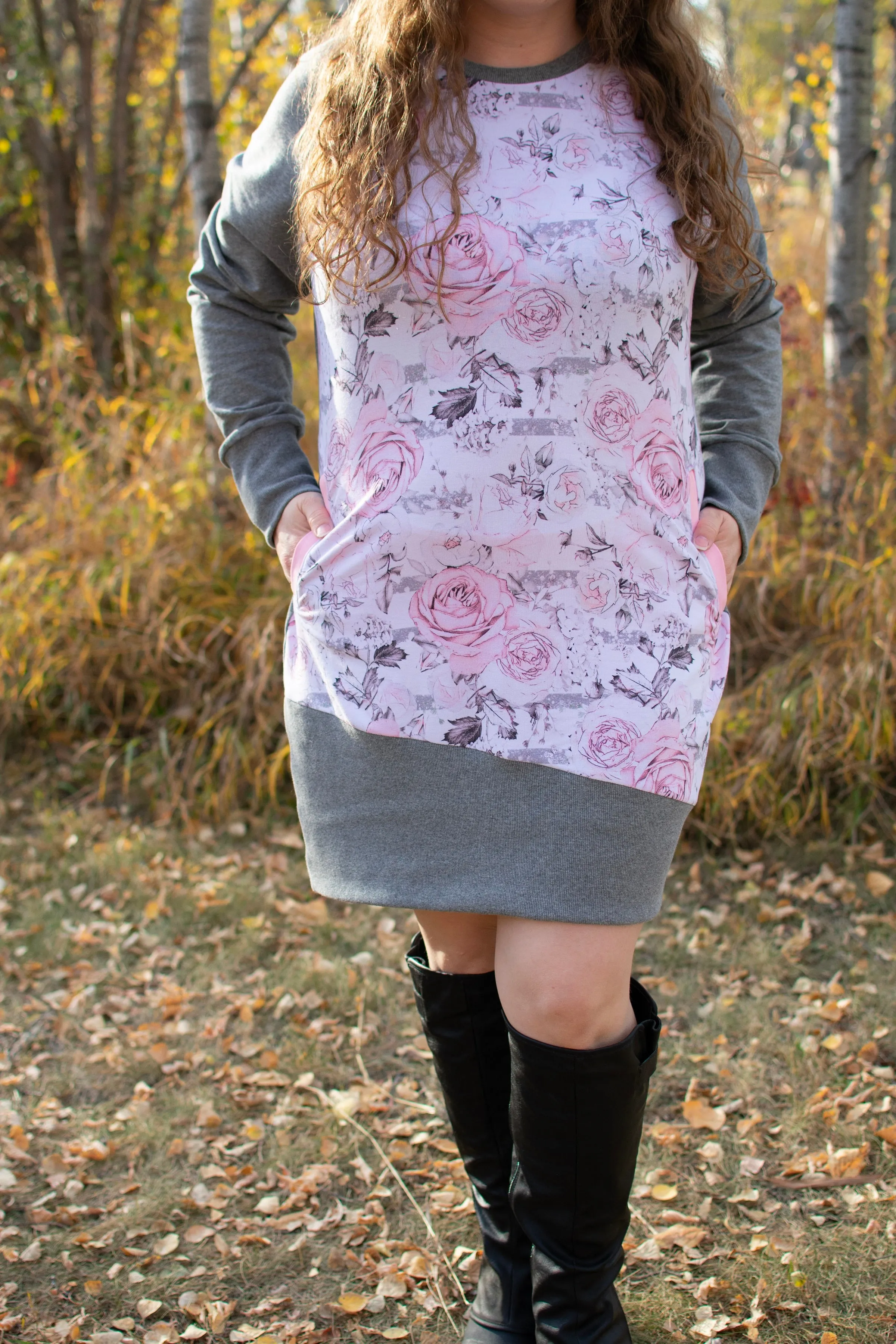 Alta Sweatshirt Dress PDF Pattern Sizes B - M