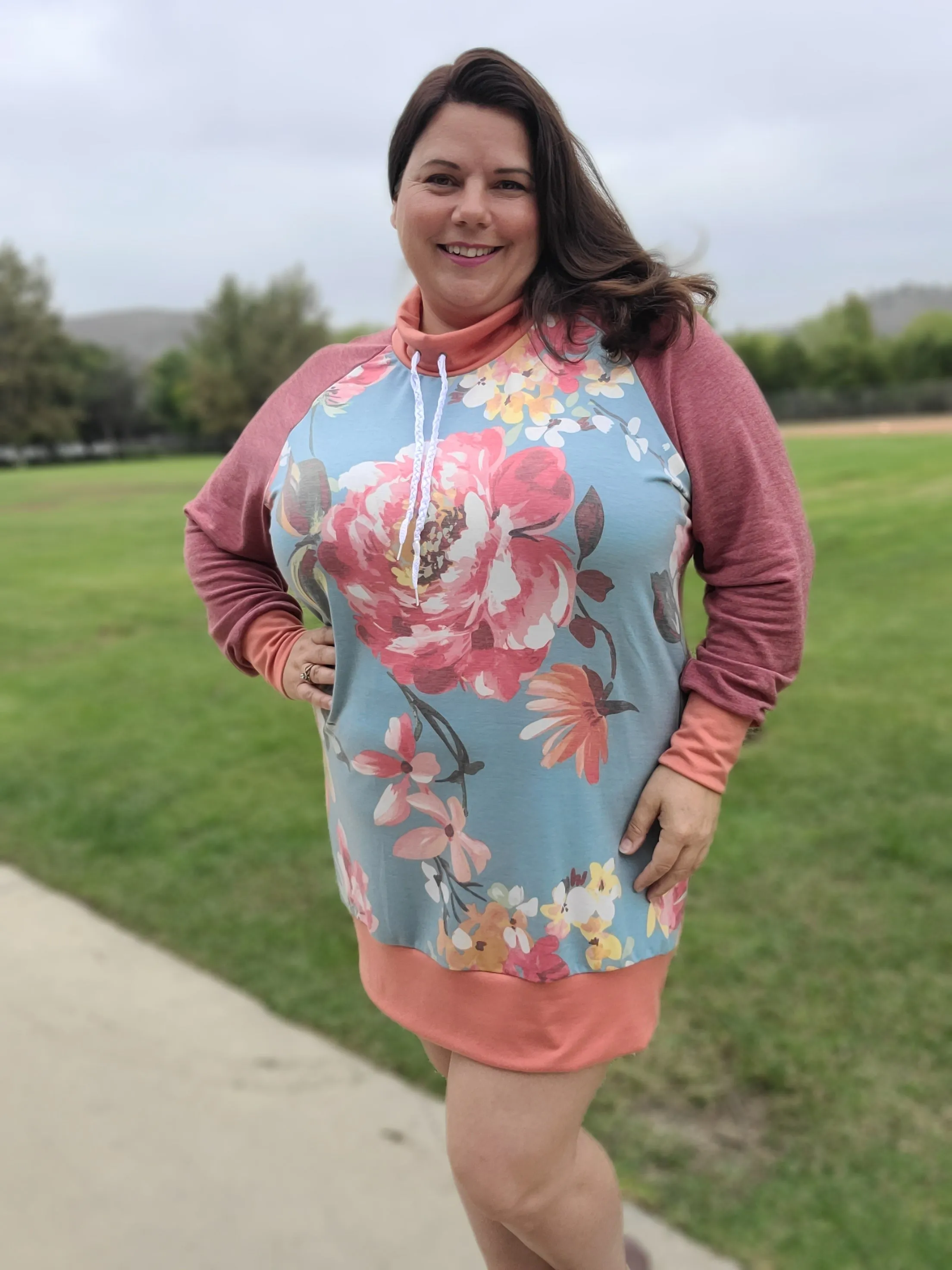 Alta Sweatshirt Dress PDF Pattern Sizes B - M