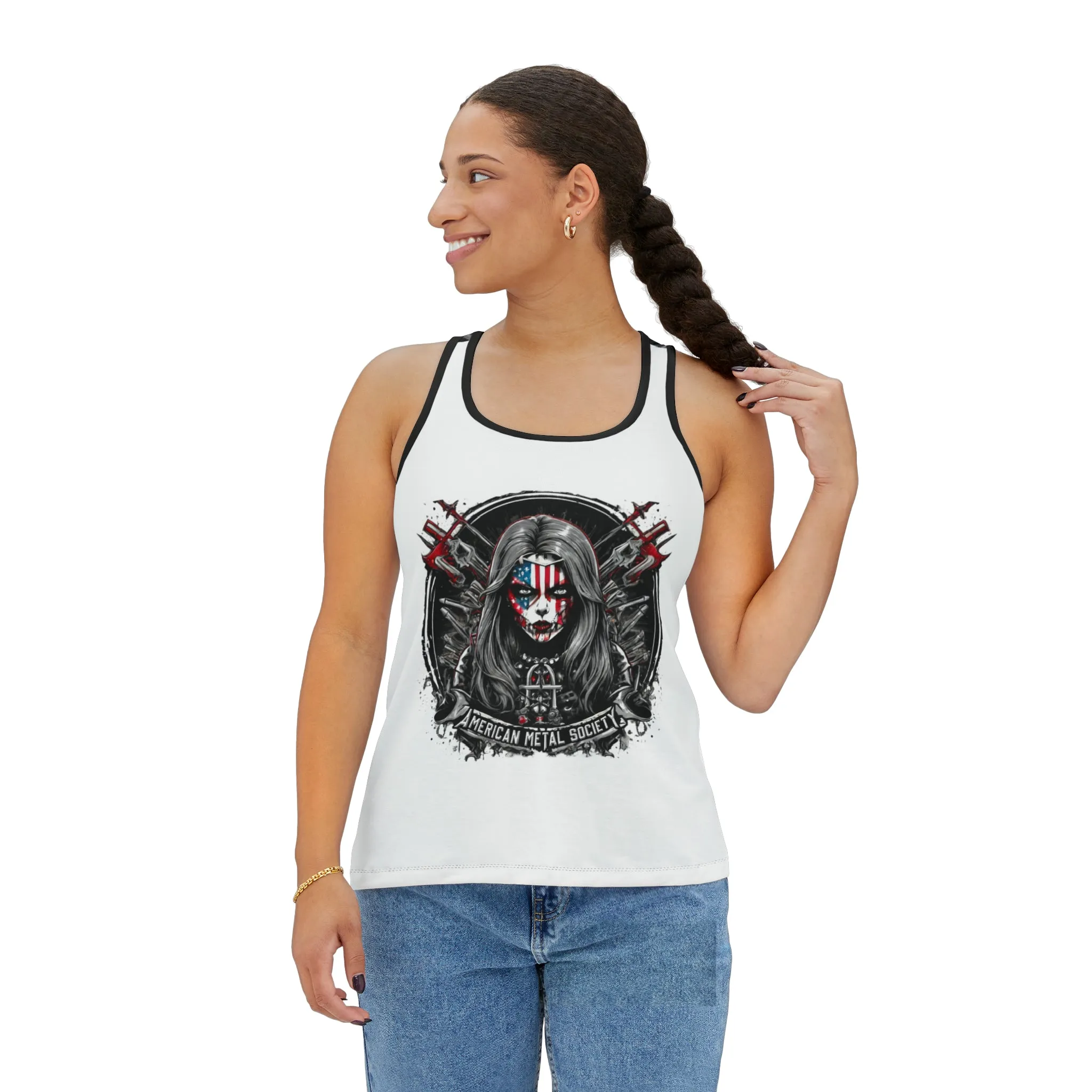 American Metal Society Women's Tank Top (AOP)