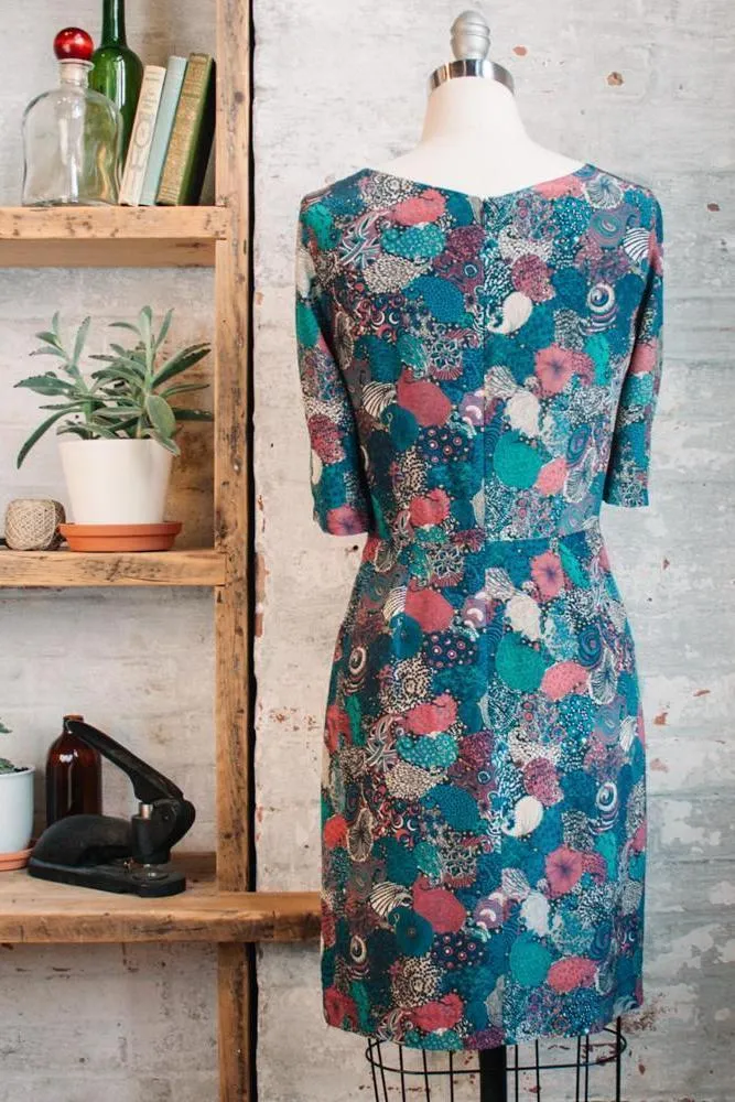 Amélie - cosmos silk liberty print dress