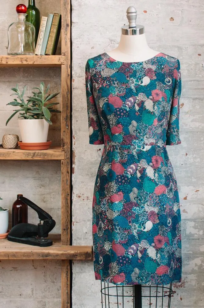 Amélie - cosmos silk liberty print dress