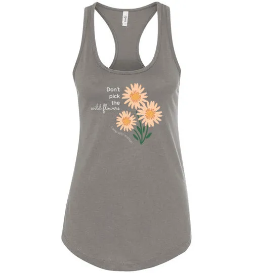 Asto Wamah Wildflowers Racerback Tank Top