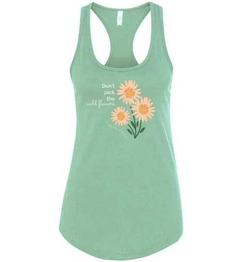 Asto Wamah Wildflowers Racerback Tank Top