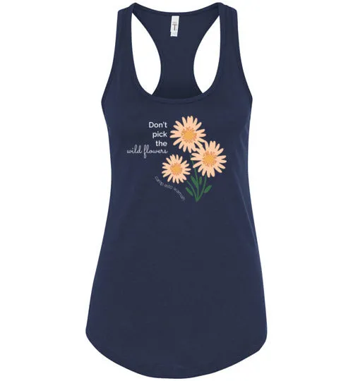 Asto Wamah Wildflowers Racerback Tank Top