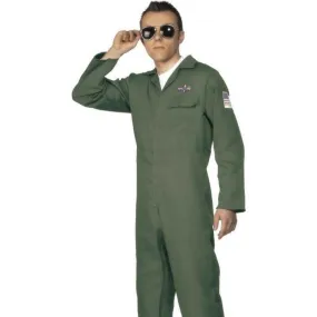 Aviator Costume Adult Green