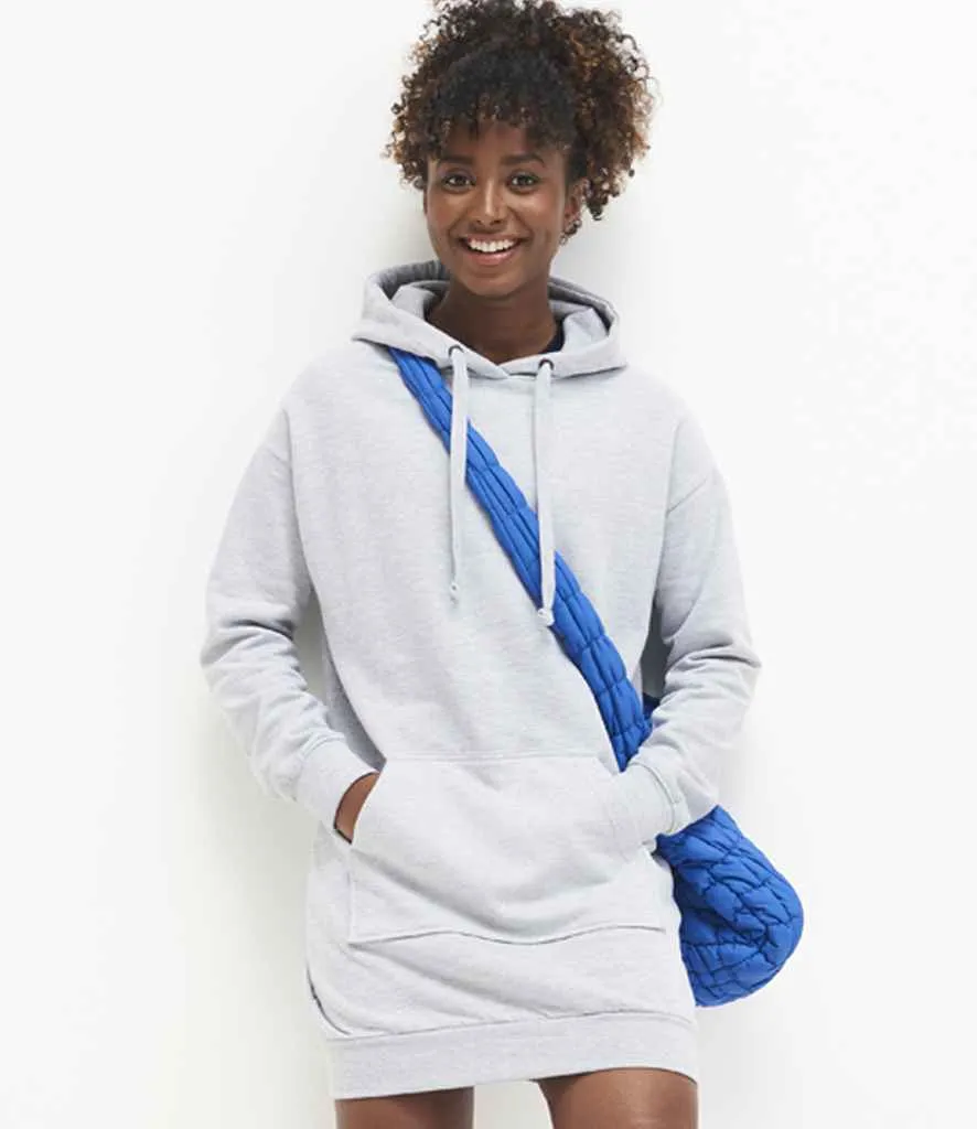 AWDis Ladies Hoodie Dress | Heather Grey