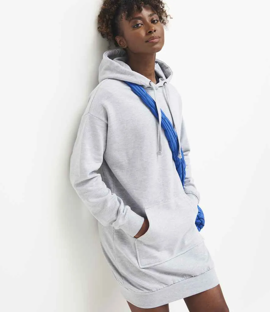 AWDis Ladies Hoodie Dress | Heather Grey