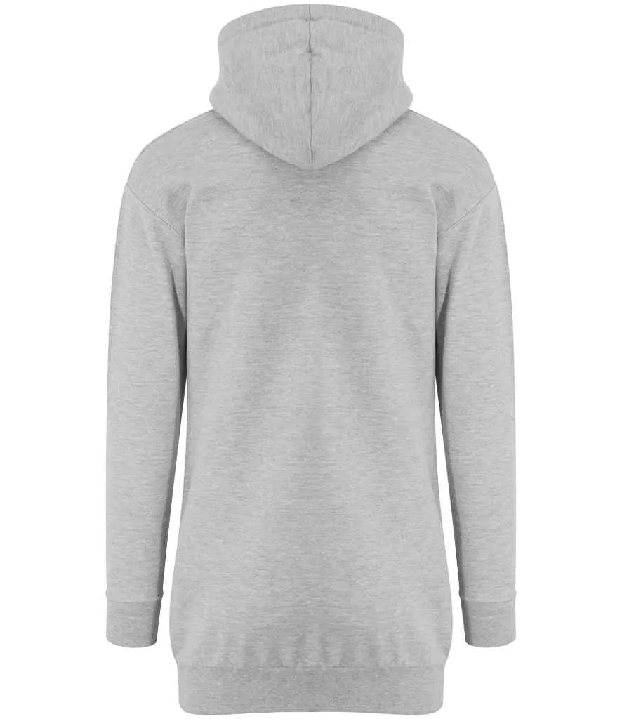 AWDis Ladies Hoodie Dress | Heather Grey