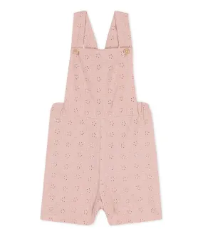 Baby Girl Eyelet Short Overall