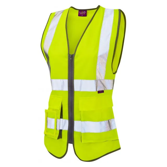 BAM Site Solutions Lynmouth Womens Hi Vis Superior Waistcoat