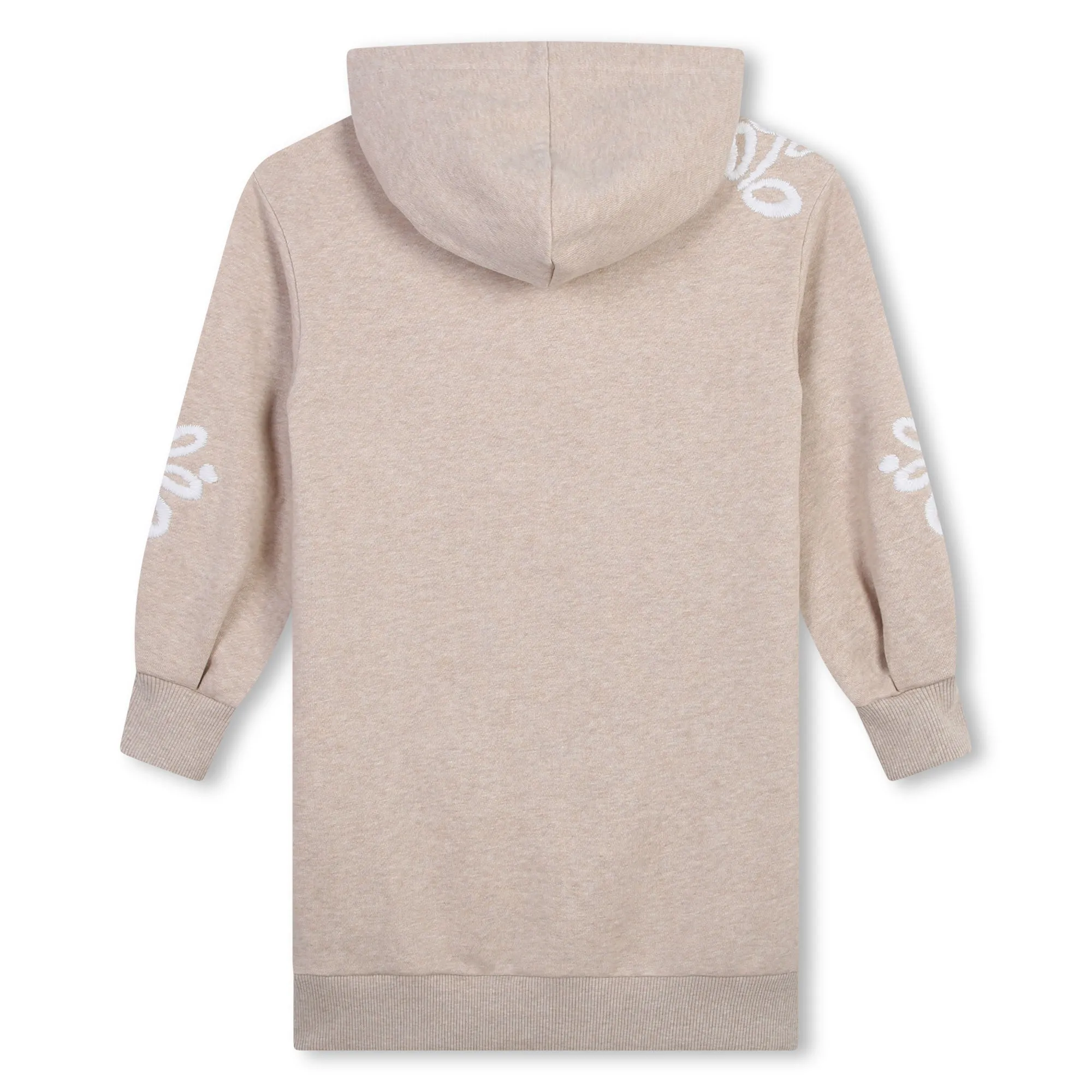 Beige Marl Hoodie Dress