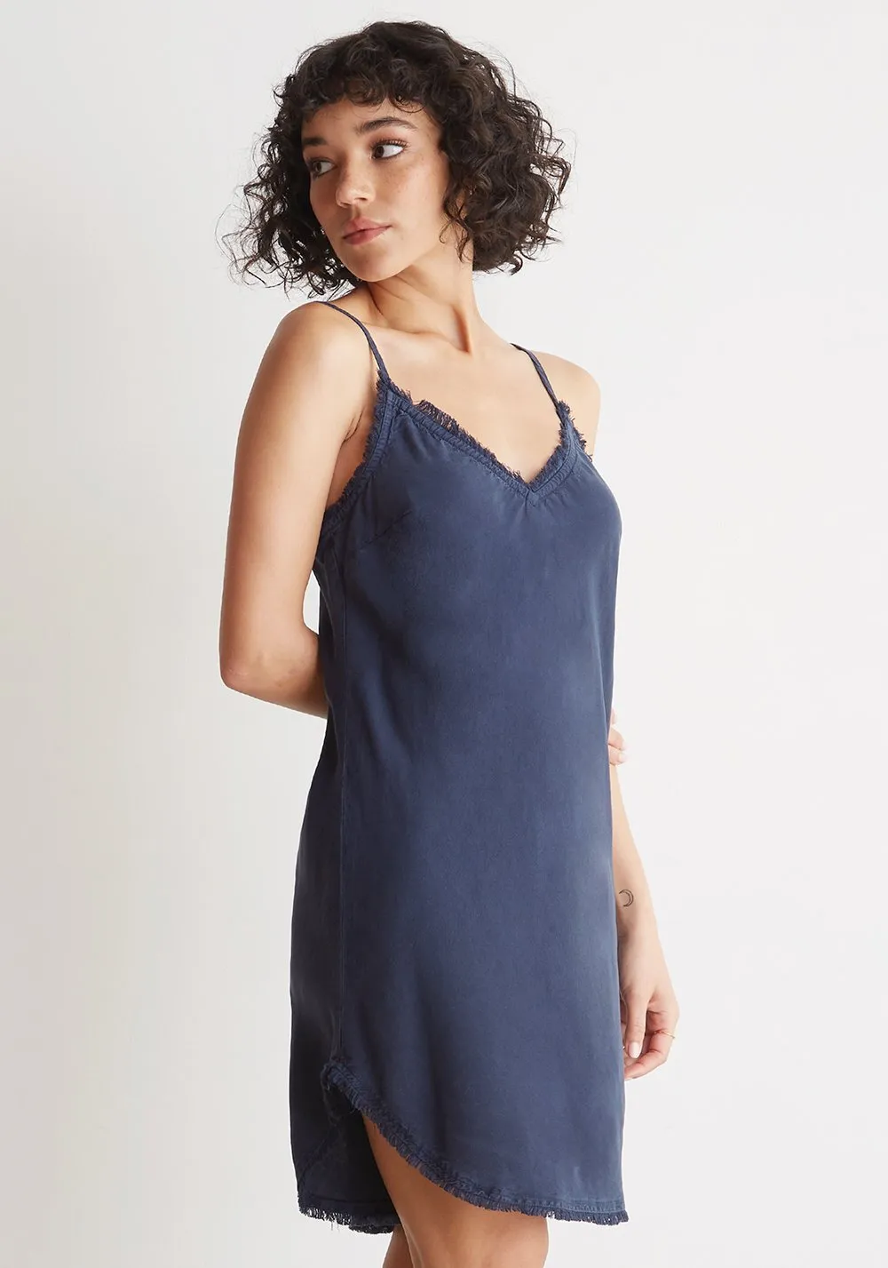 Bella Dahl - Frayed Cami Dress Bermuda Navy