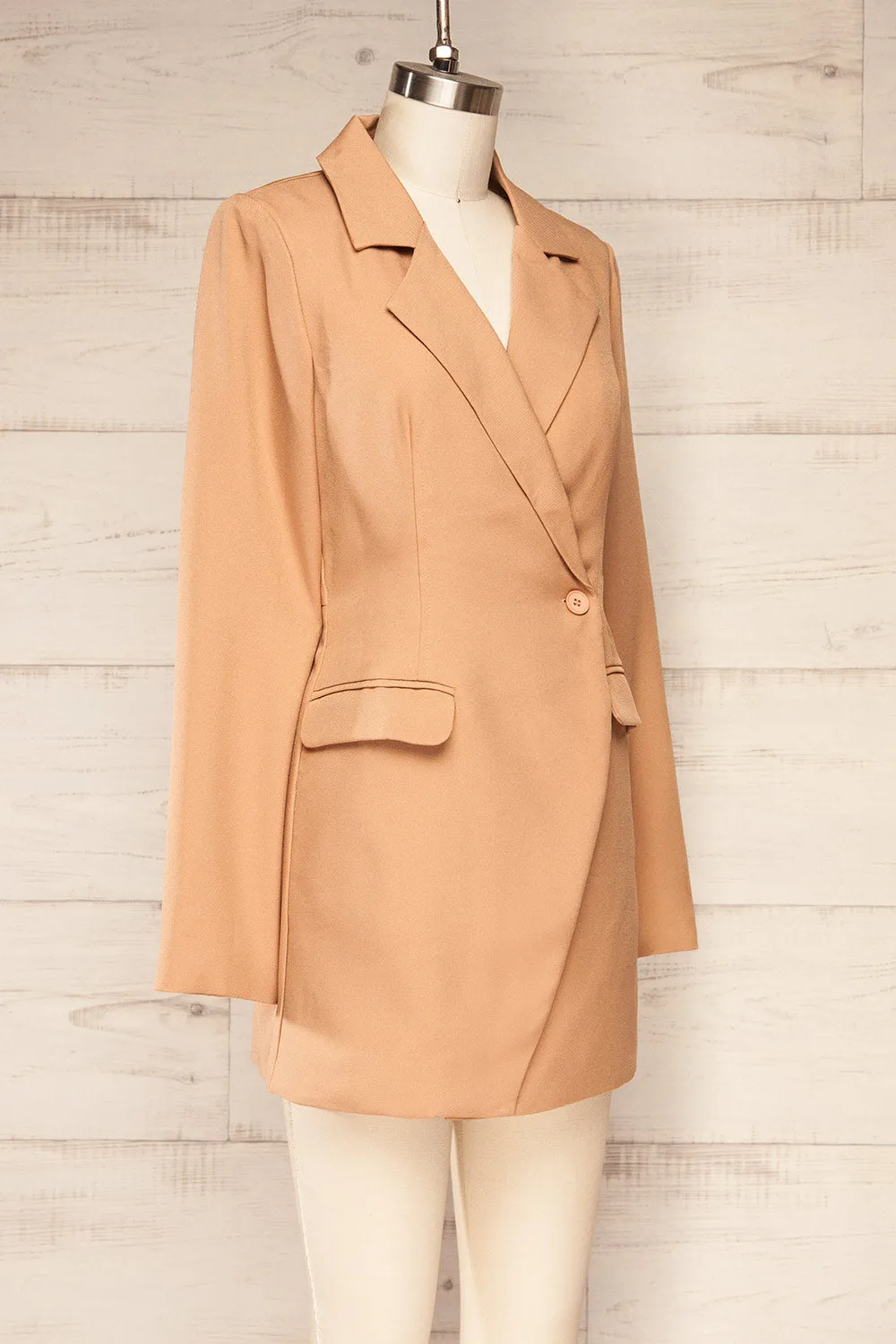 Besancon Beige | Blazer Romper