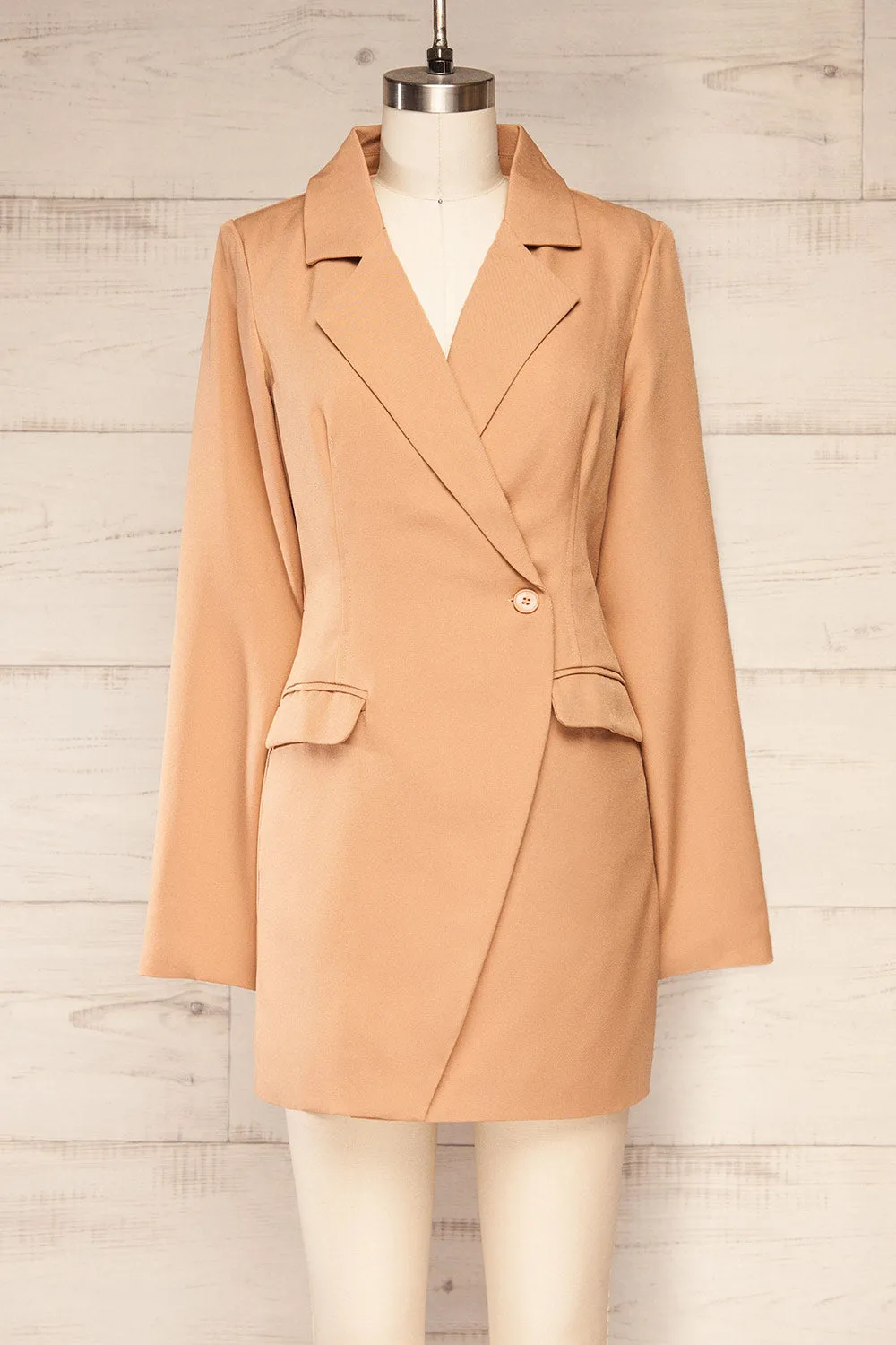 Besancon Beige | Blazer Romper