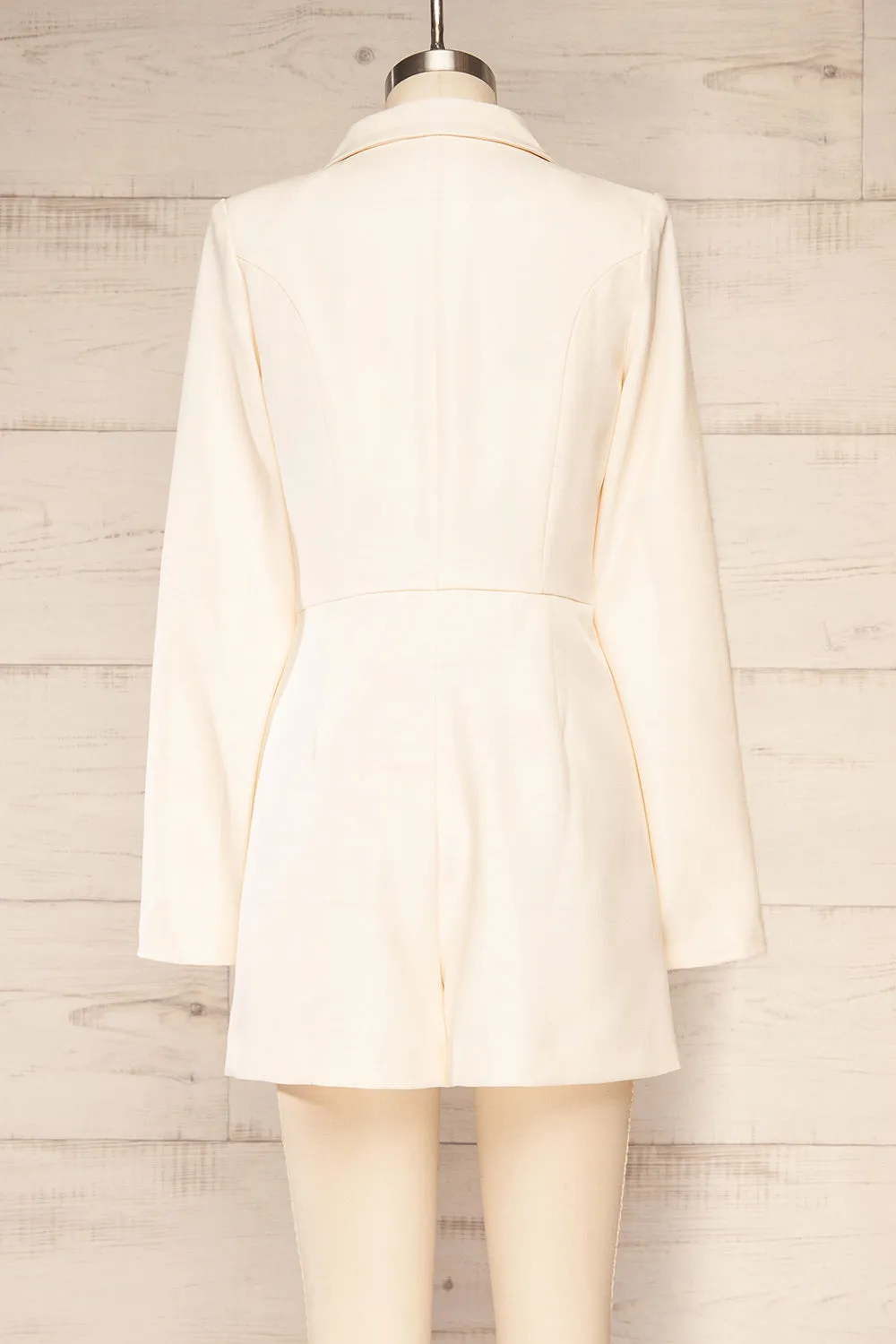 Besancon Ivory | Blazer Romper