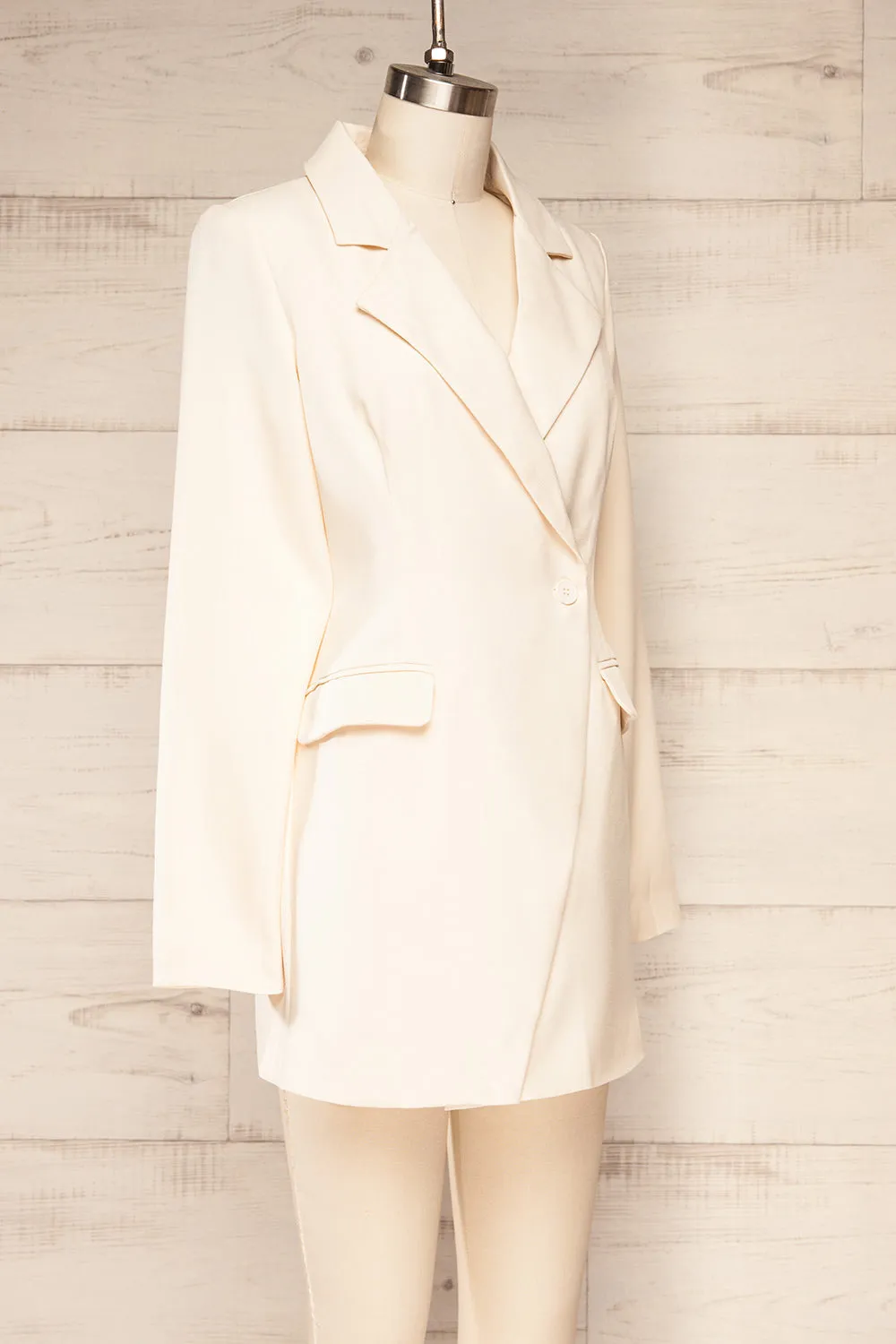 Besancon Ivory | Blazer Romper