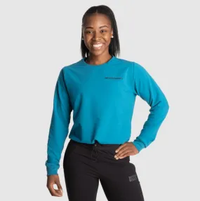 Better Bodies Empire Cropped Crew - Dark Turquoise