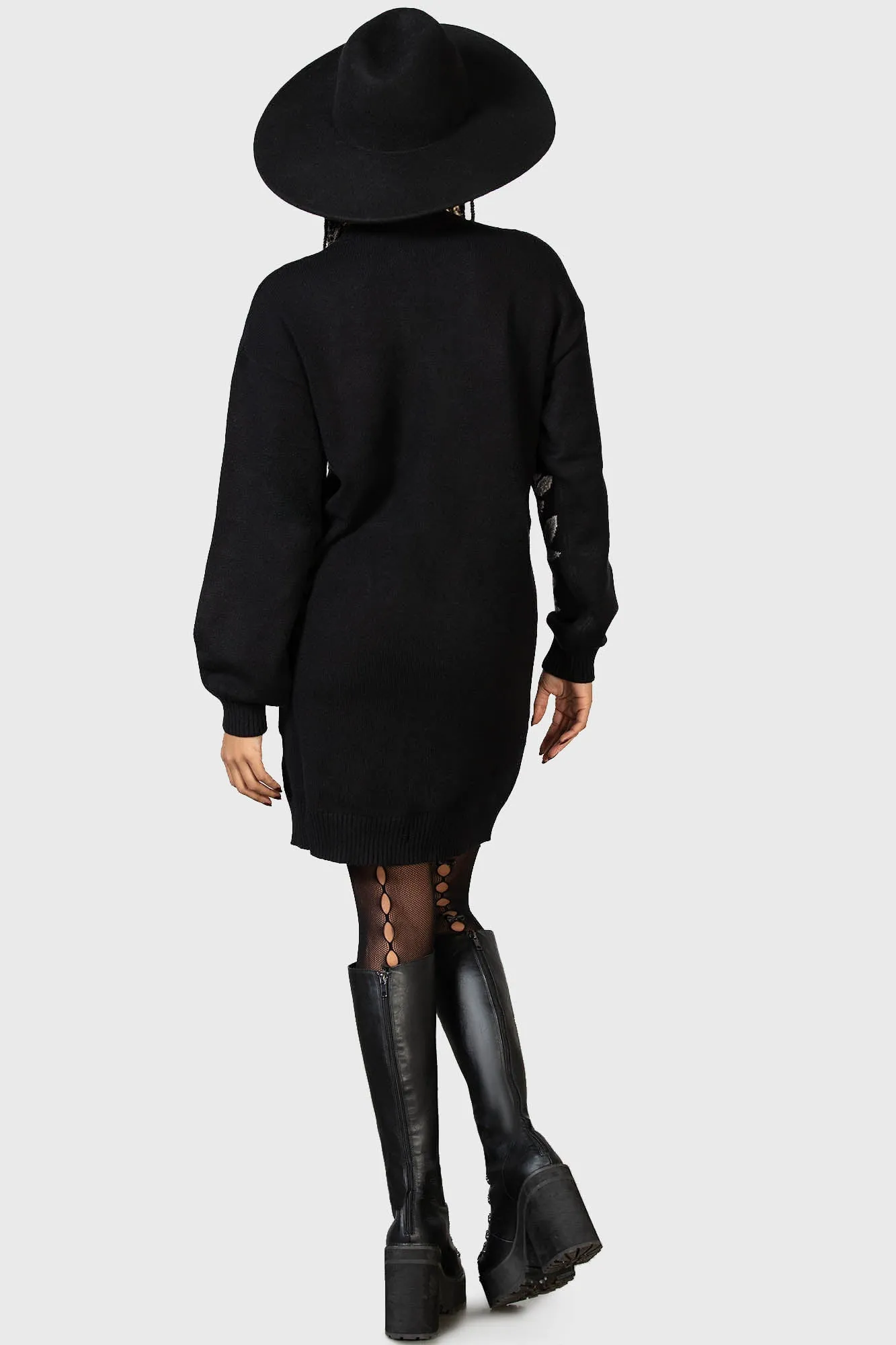 Bitter Morelle Sweater Dress