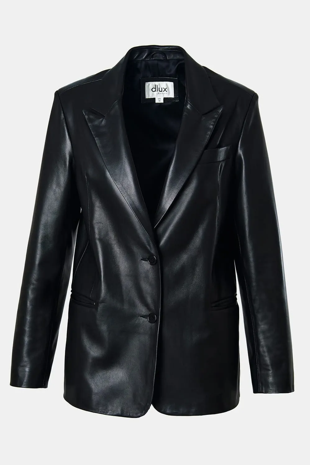 Black Leather Blazer