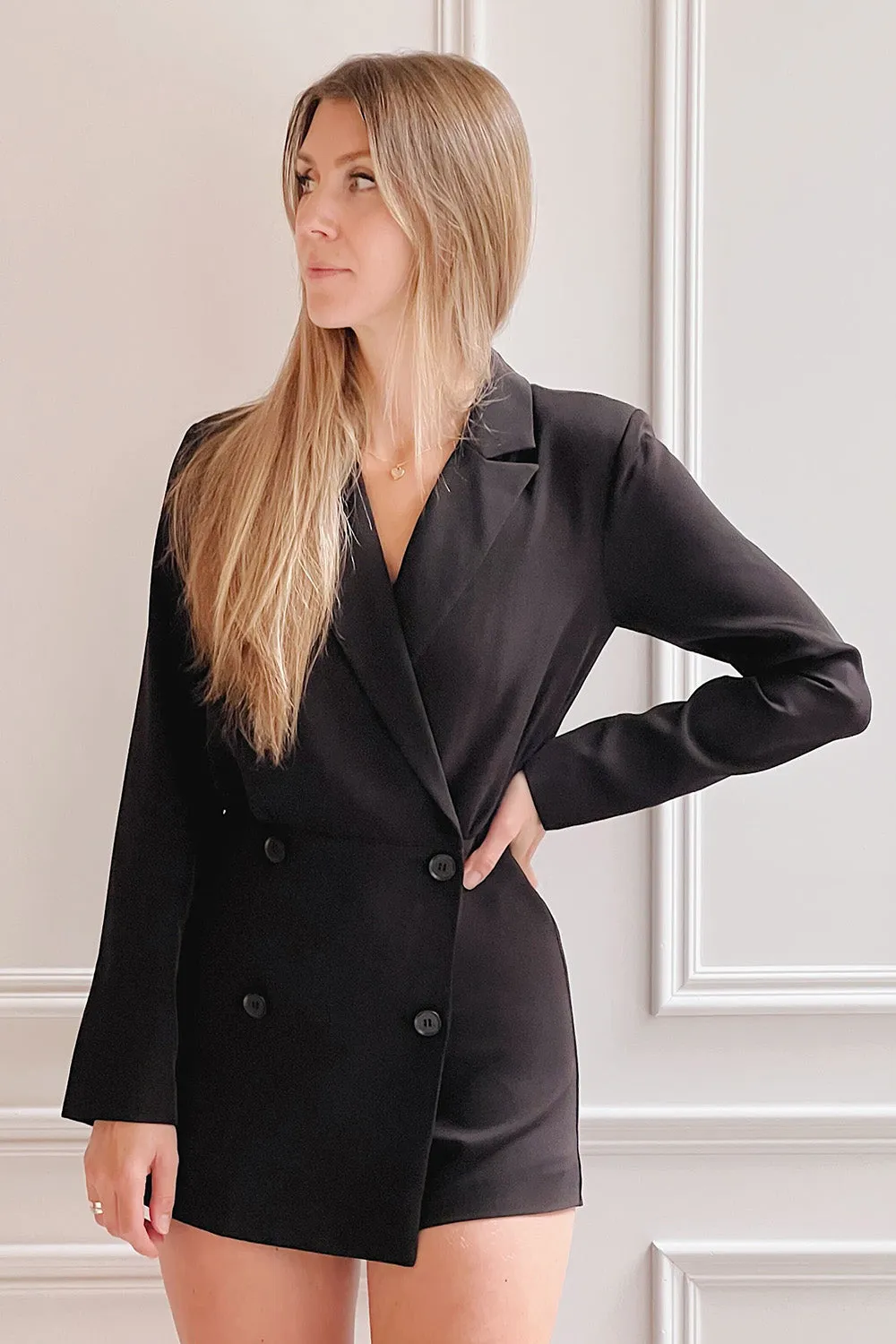 Bobigny | Black Blazer Romper