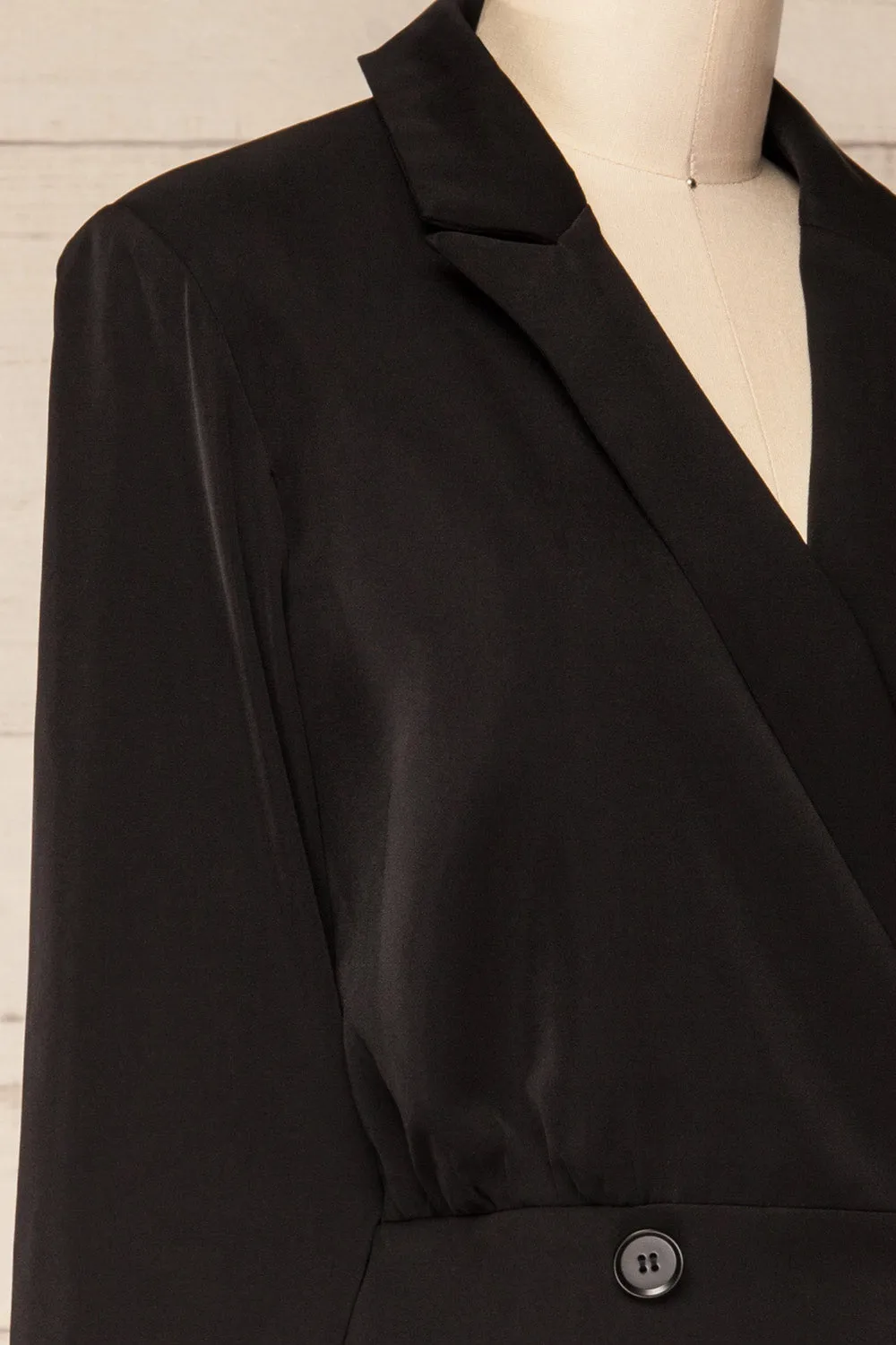 Bobigny | Black Blazer Romper