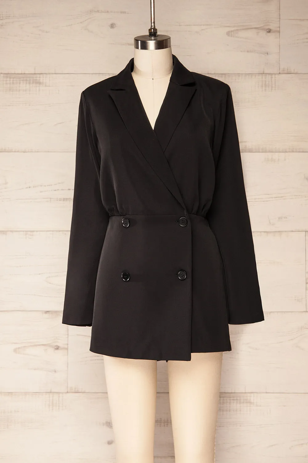 Bobigny | Black Blazer Romper