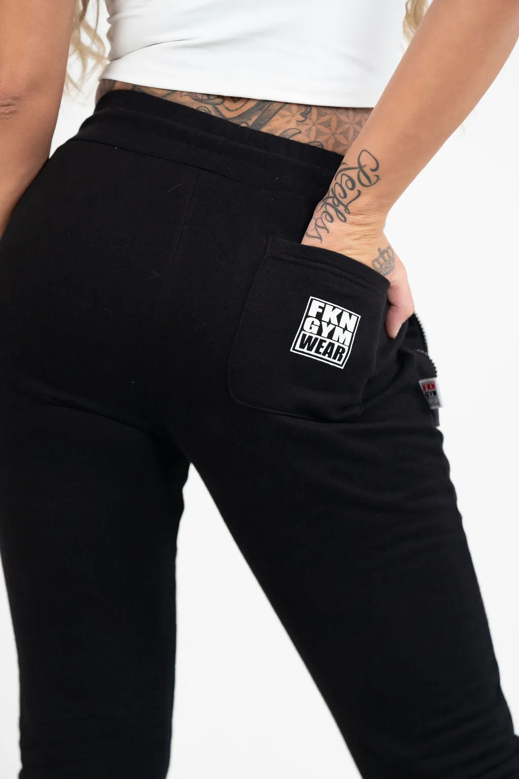 Bootyfit | Gym Track Pants | Black