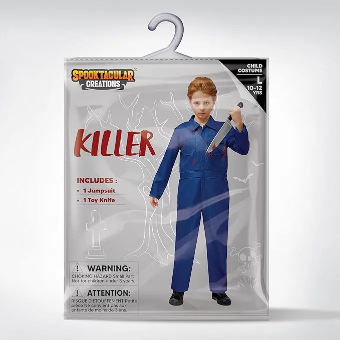 Boys Killer Jumpsuit Costume