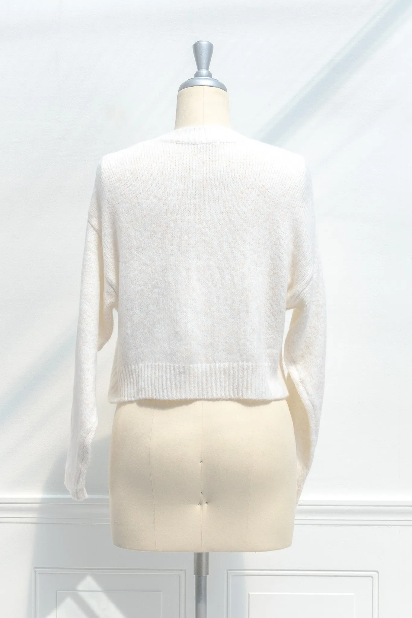 Candice Cropped Bow Sweater