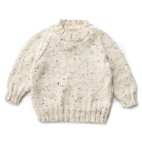 Caron Child's Knit Crew Neck Pullover