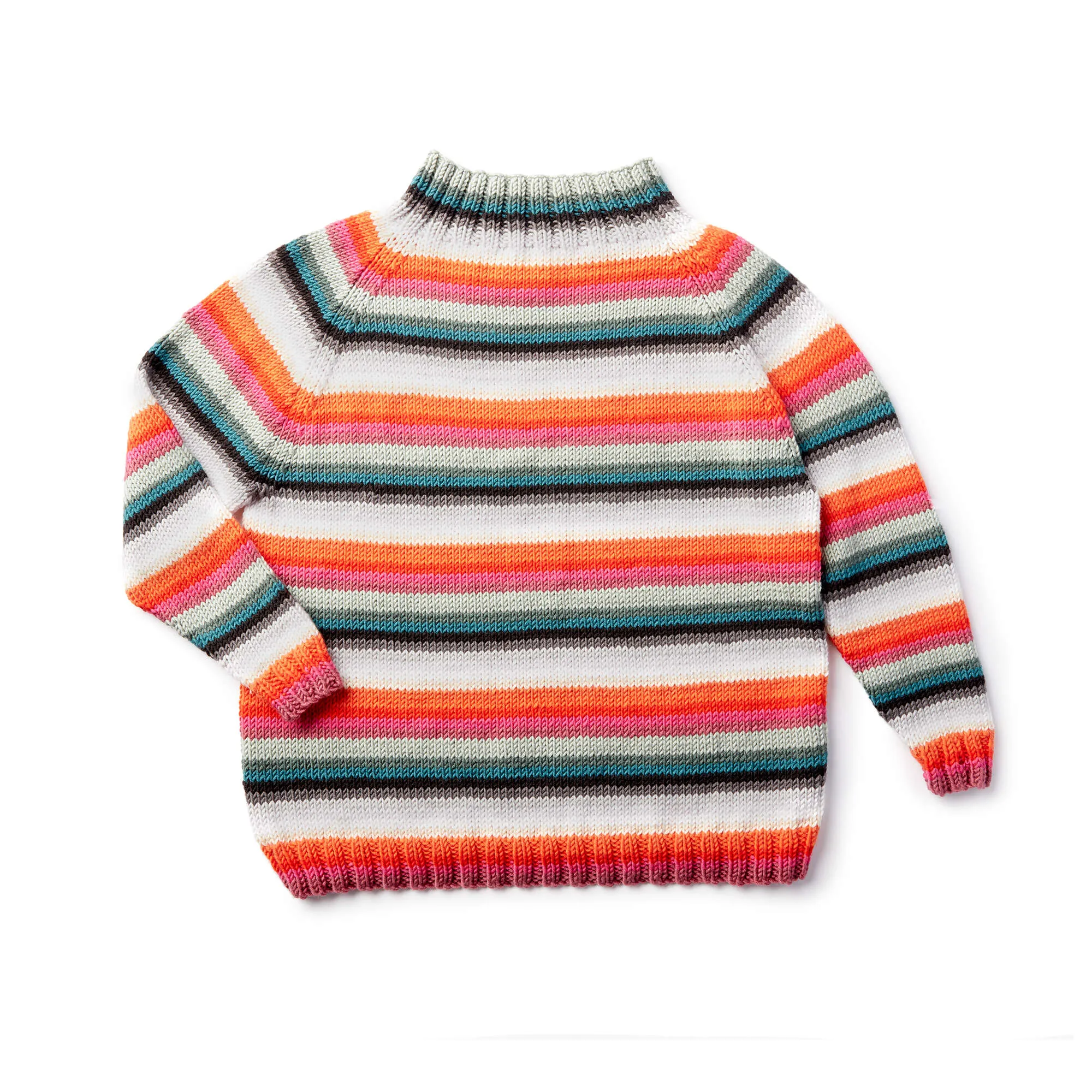 Caron X Pantone Stripes Hype Knit Pullover