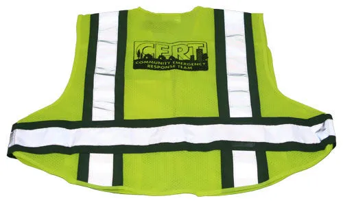 CERT 5-Point Breakaway Mesh Safety Vest - EMS Rated