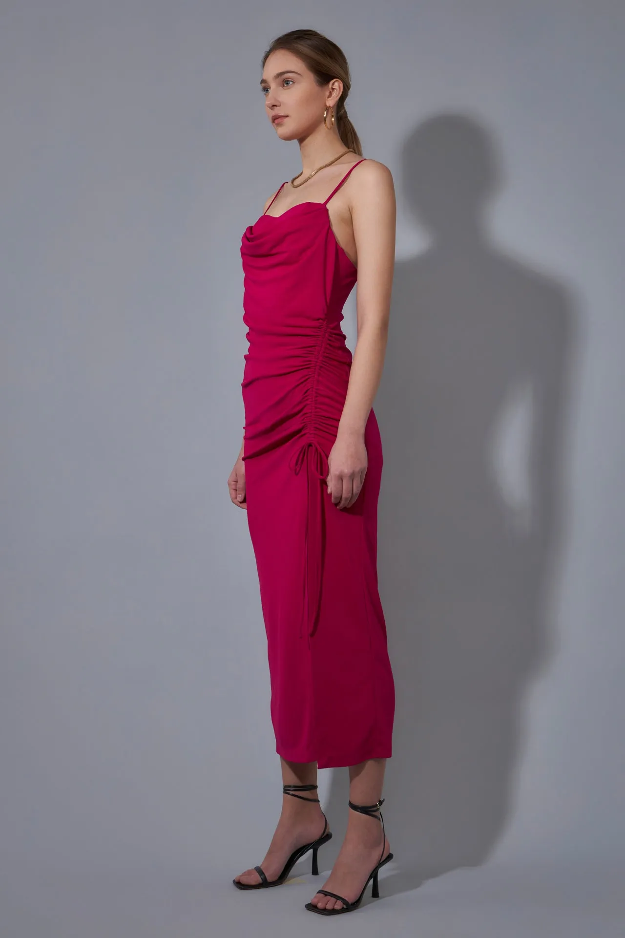 Cowl Neck Maxi Dress