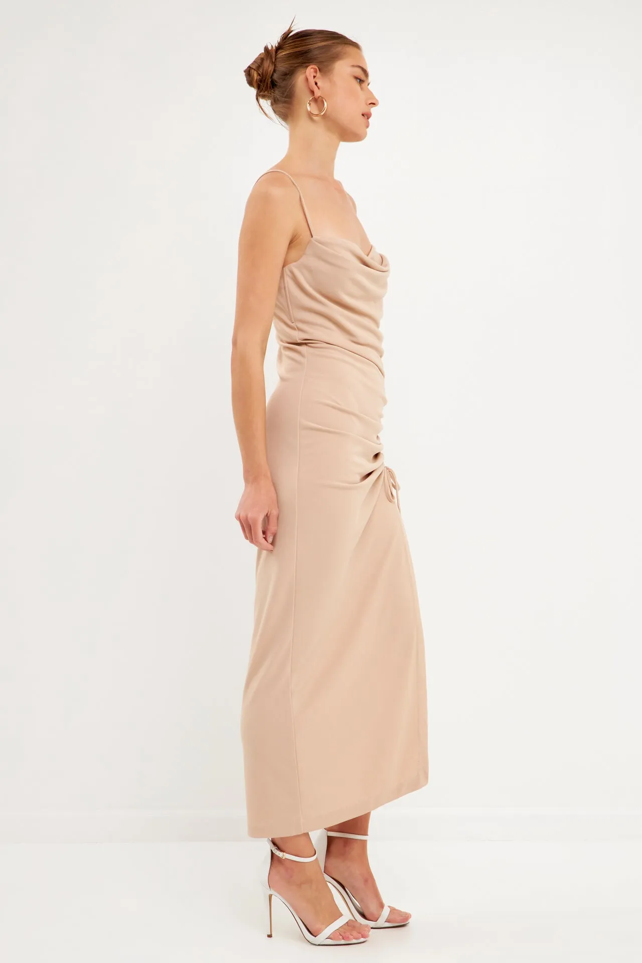 Cowl Neck Maxi Dress