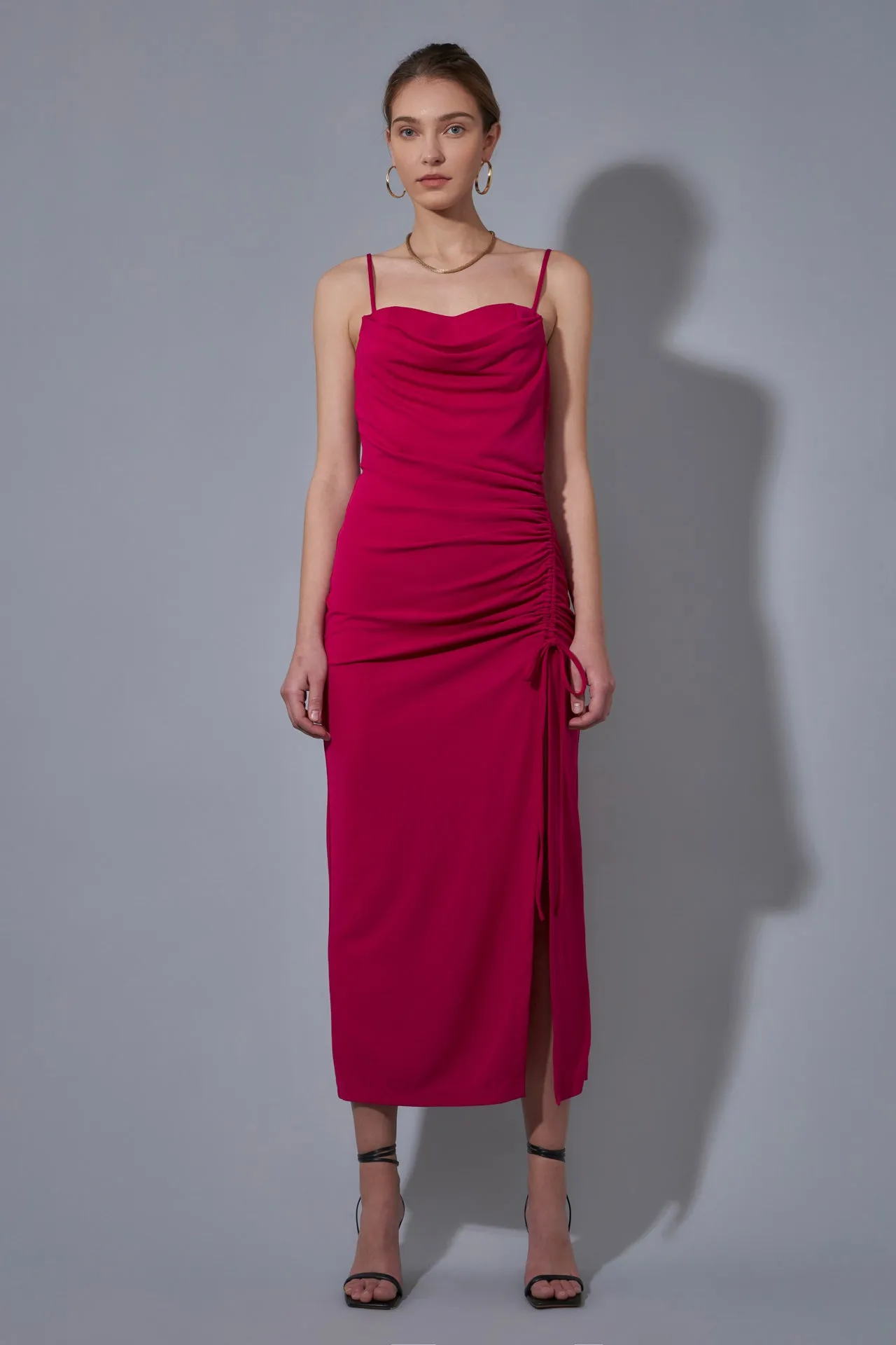 Cowl Neck Maxi Dress