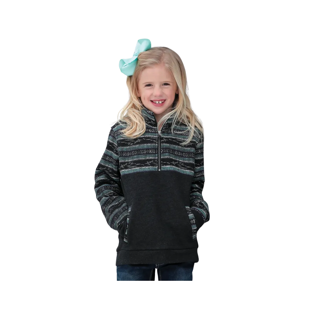 Cruel Girl Kid's Fleece Black Pullover