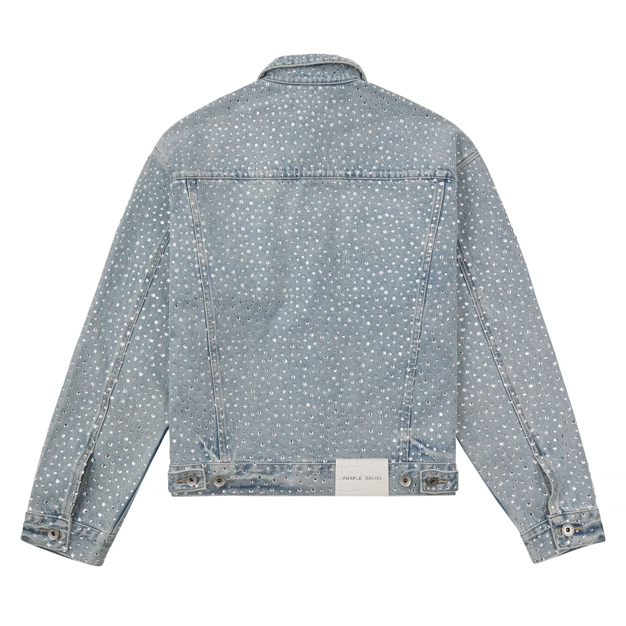 Crystal Galore Oversized Denim Jacket