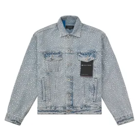 Crystal Galore Oversized Denim Jacket