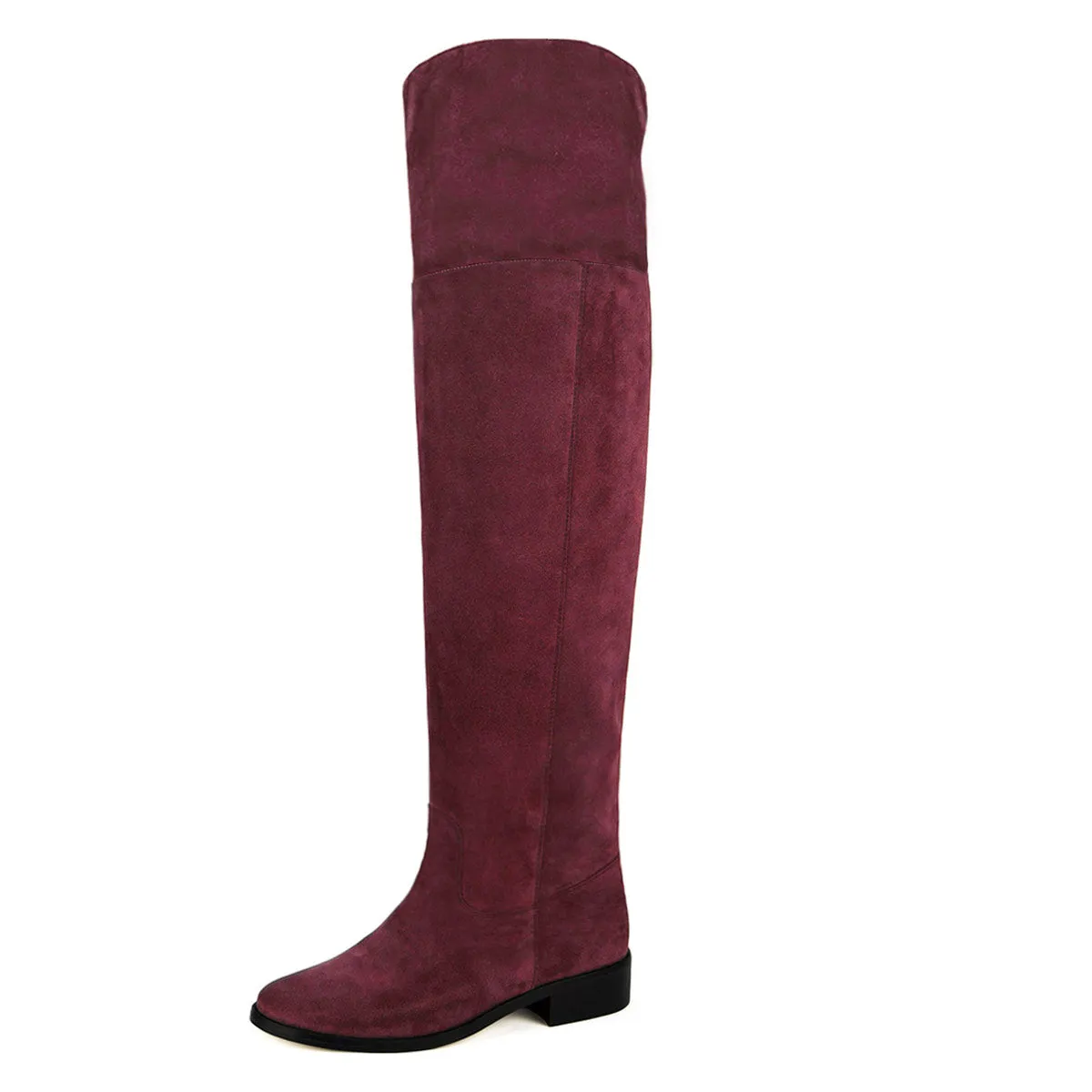 Diana suede, burgundy