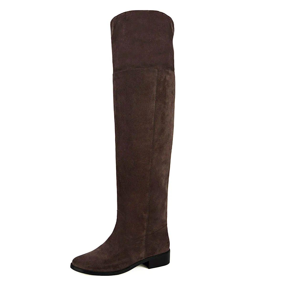 Diana suede, dark brown