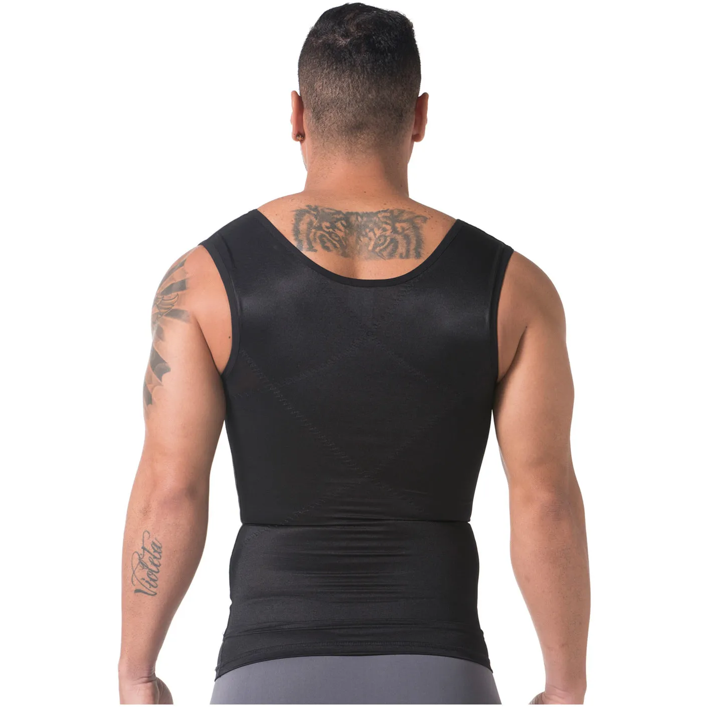 Diane & Geordi 002007 Men's Body Shaper Posture Corrector Shaper Vest