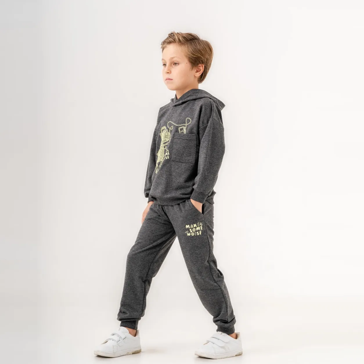 Dino Boy Hoodie Joggers Set