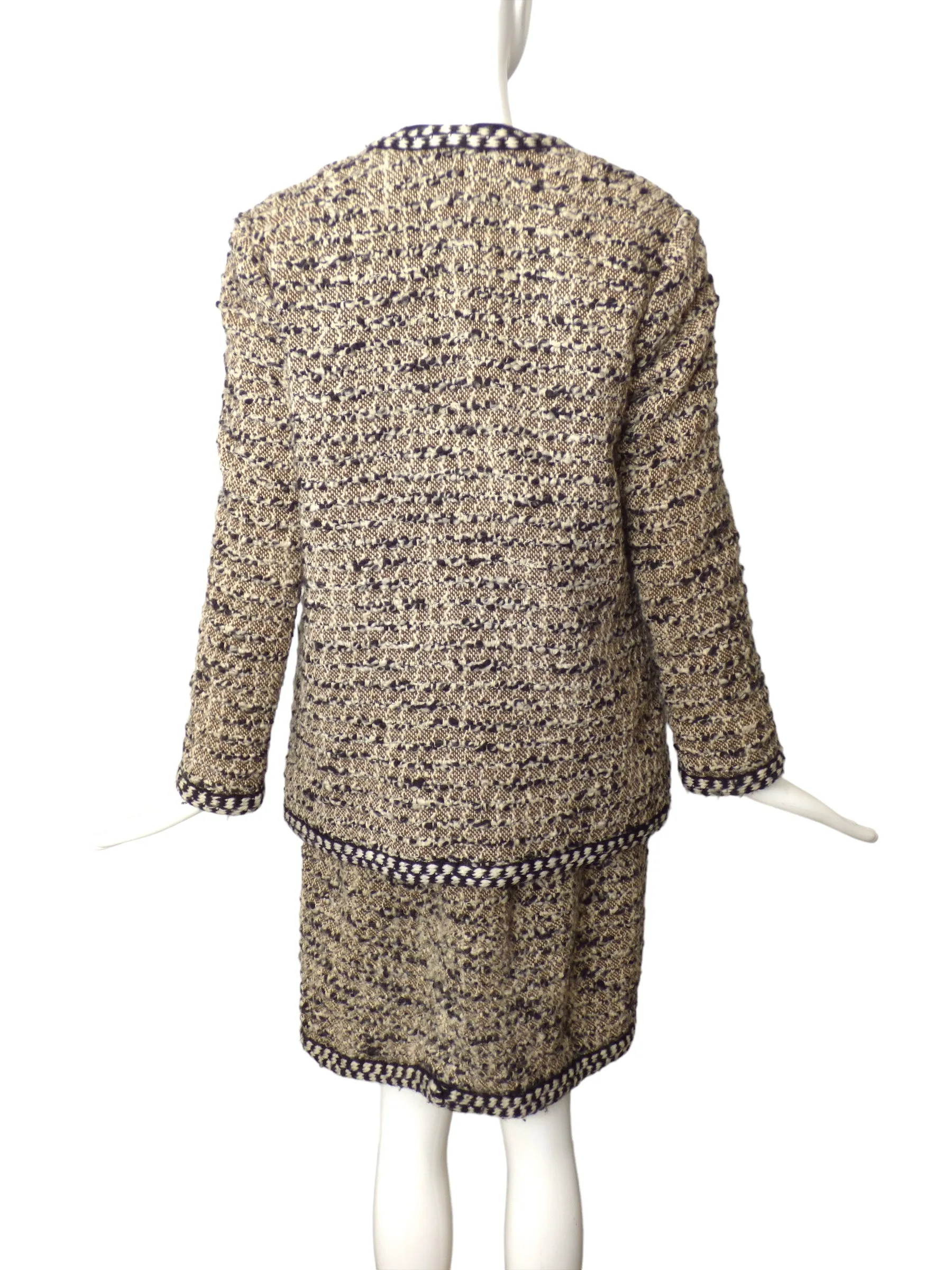 DONALD BROOKS- 1960s 3pc Tweed Ensemble, Size 10